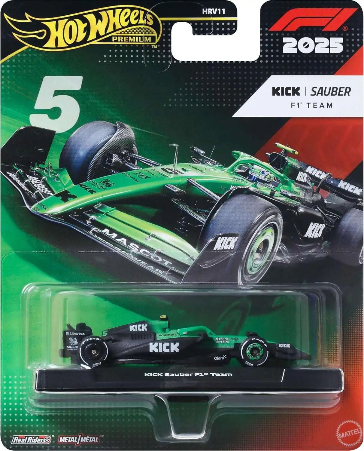 Hot Wheels Premium Kick Sauber F1 Team Die Cast Car #5 [5]