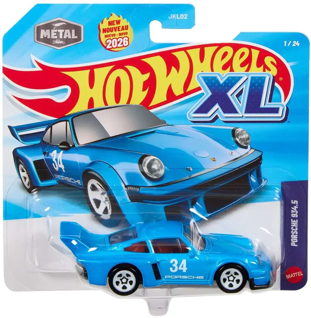 Hot Wheels XL Porsche 934.5 Die Cast Car #1/24