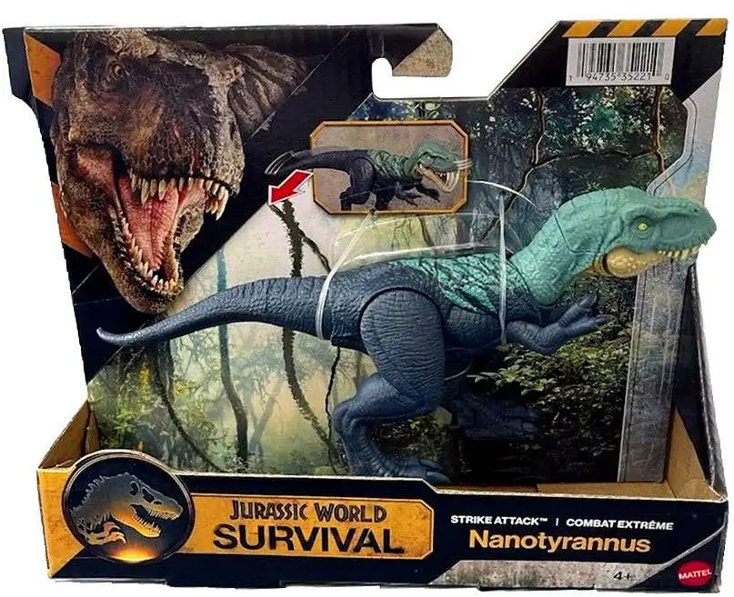 Jurassic World Survival Strike Attack Nanotyrannus Action Figure