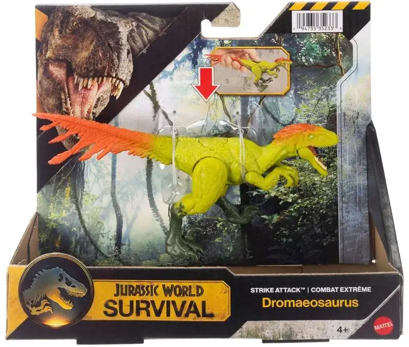 Jurassic World Survival Strike Attack Dromaeosaurus Action Figure