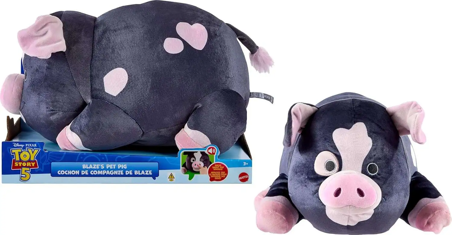 Disney Pixar Toy Story 5 Blazes Pet Pig 14 Plush with Sound Mattel