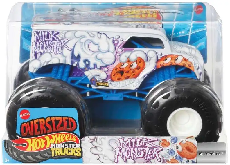 Hot Wheels Monster Trucks Oversized MIlk Monster Diecast Car