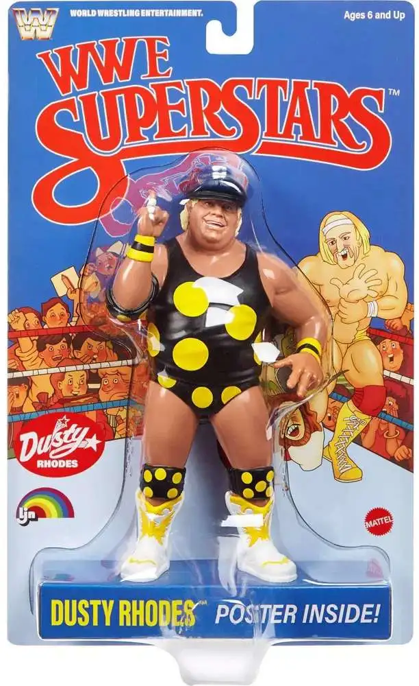 WWE Wrestling LJN Wrestling Superstars Dusty Rhodes Action Figure