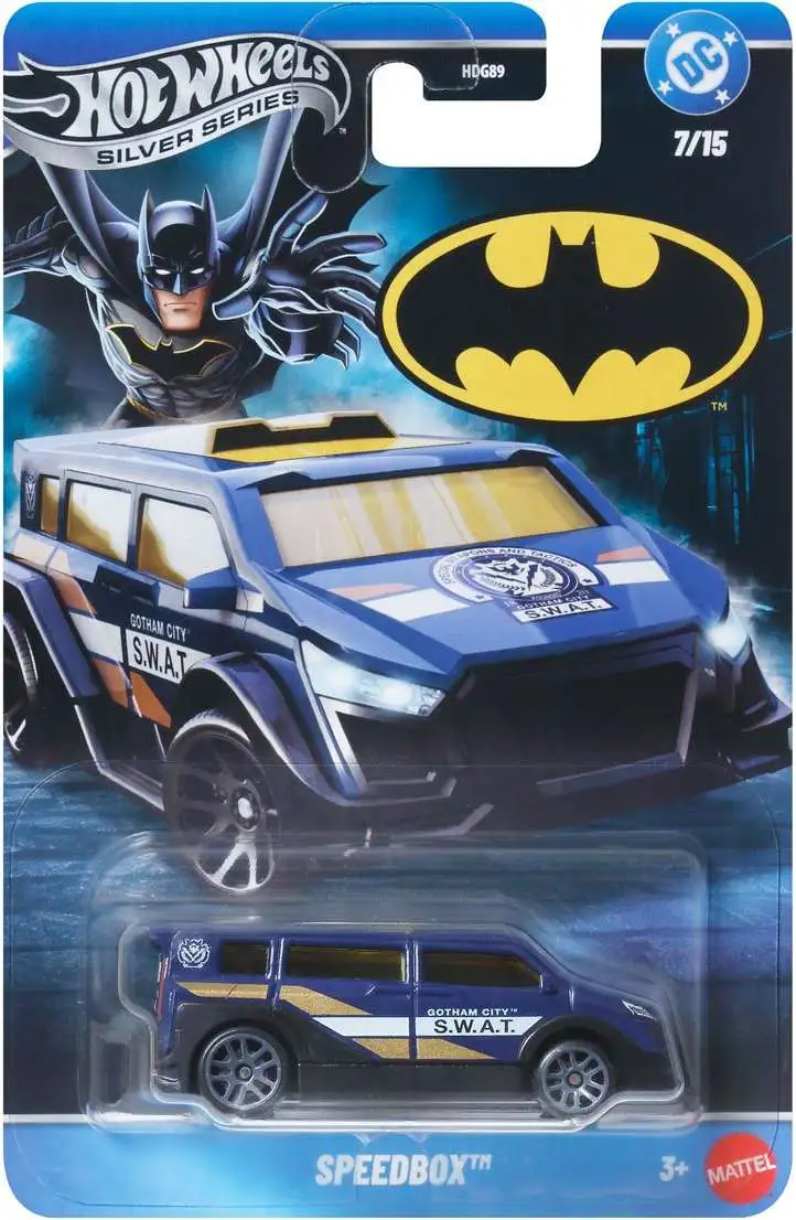 Hot Wheels Batman Silver Series Speedbox Diecast Car #7/15