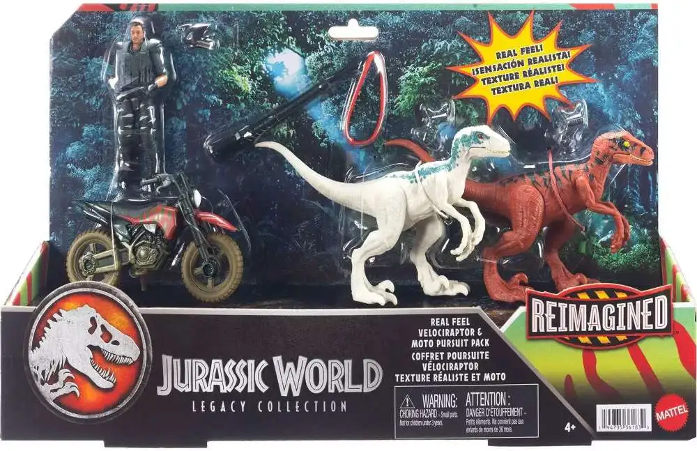Jurassic World Legacy Collection Reimagined Velociraptor Moto