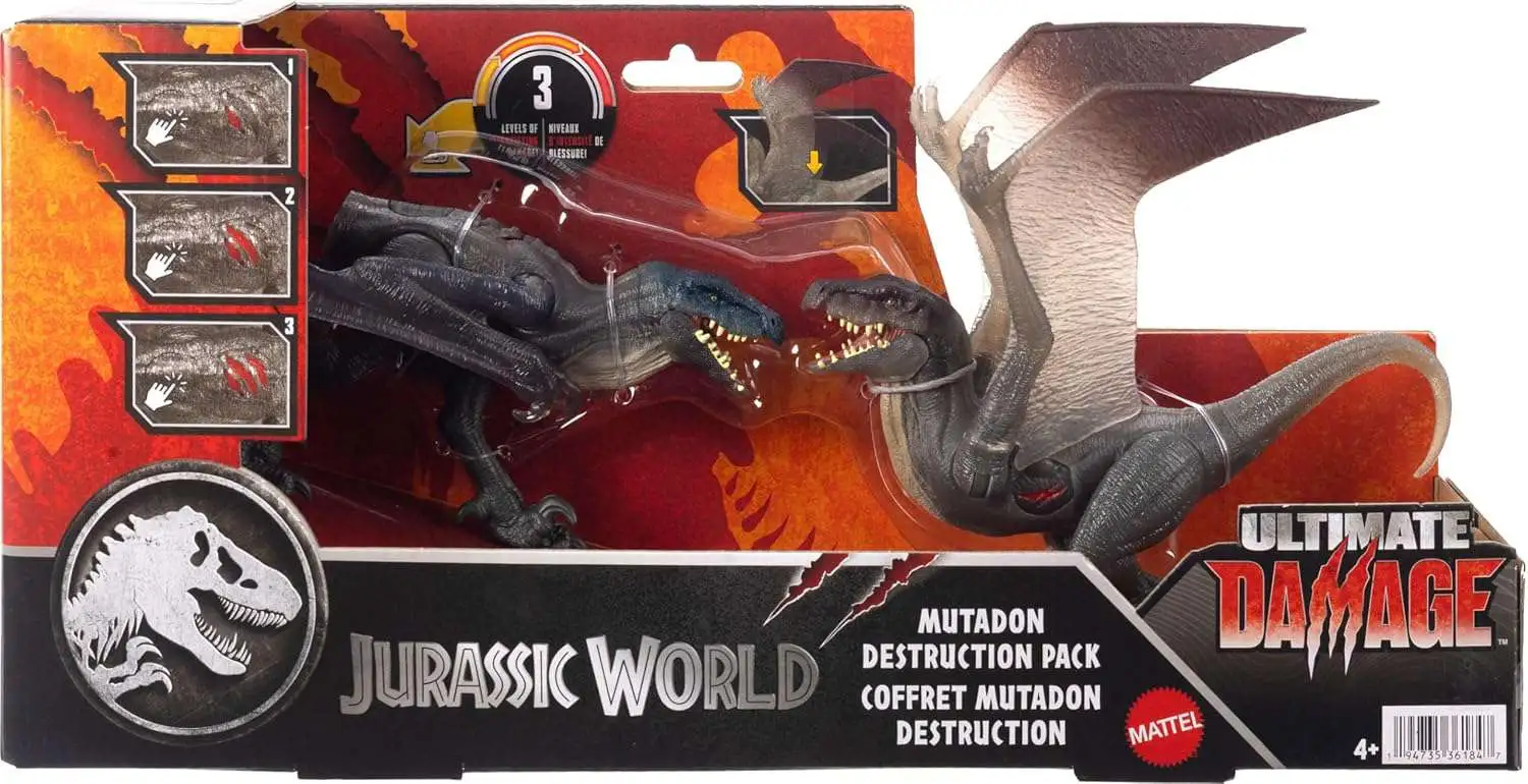 Jurassic World Ultimate Damage Mutadon Destruction Pack Action