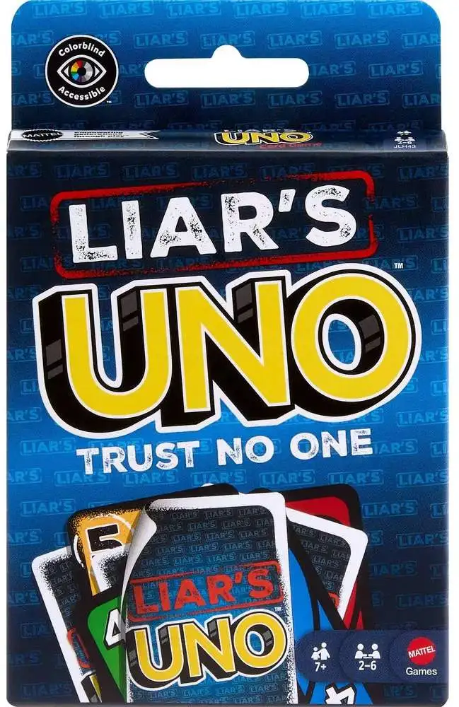 Liar's UNO Card Game [Colorblind Accessible]