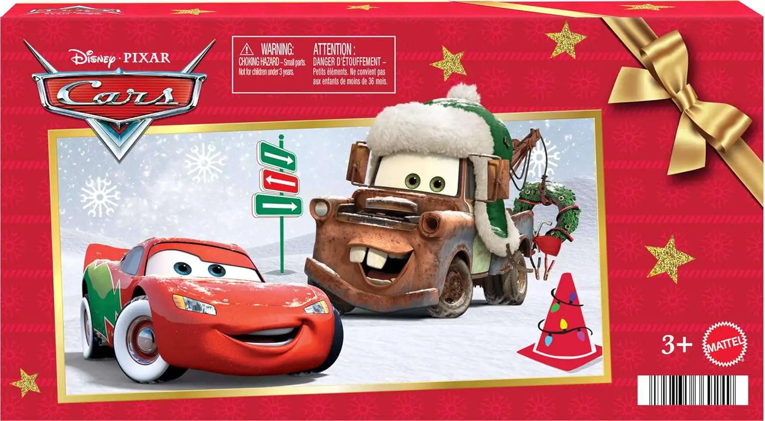 MATEL CARS3 ピストンカップ 5パック ミニカーセット クリスマス Disney Pixar Cars Holiday Christmas Winter Series Set 5