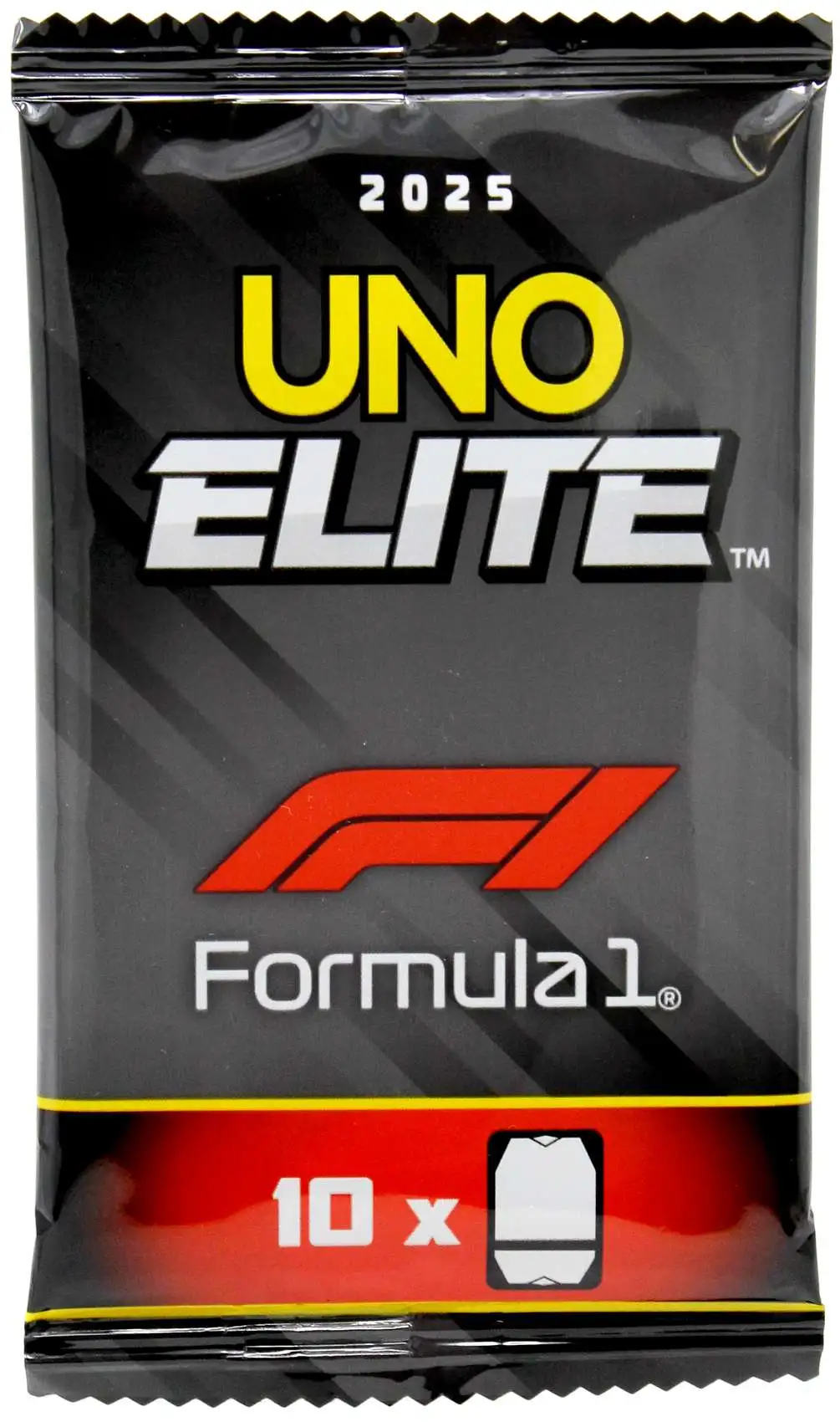 UNO Elite Formula 1 2025 Core Edition F1 Racing Trading Card Booster Pack [10 Cards]
