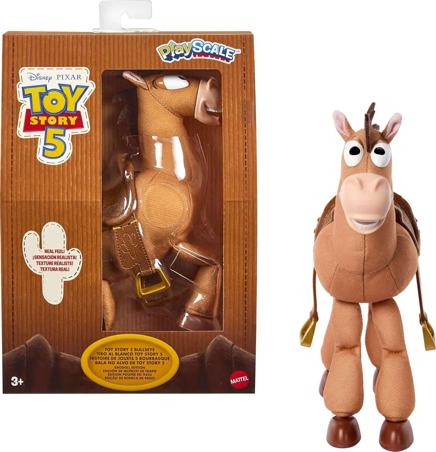 Disney Pixar Toy Story 5 Playscale Bullseye 7 Figure Ragdoll