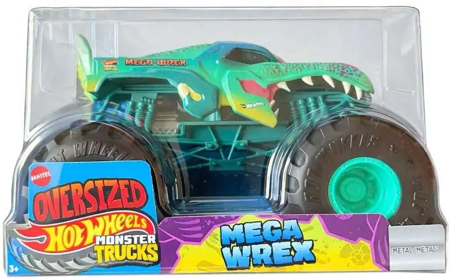 Hot Wheels Monster Trucks Oversized Mega Wrex Diecast Car [2026]