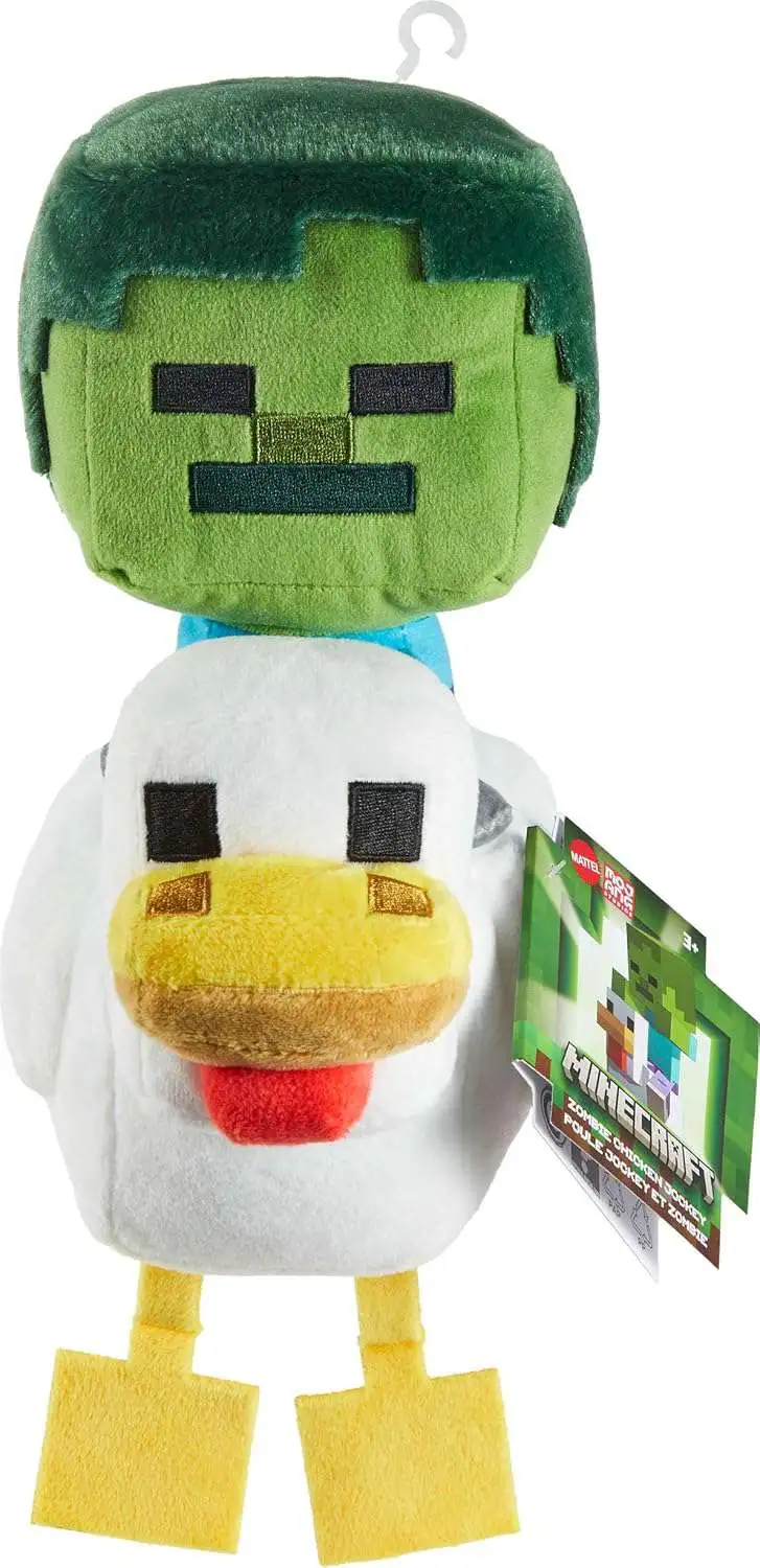Minecraft Cuutopia Zombie Chicken Jockey 8-Inch Plush