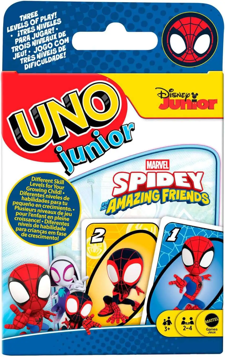 Marvel Spidey & His Amazing Friends UNO Junior Card Game