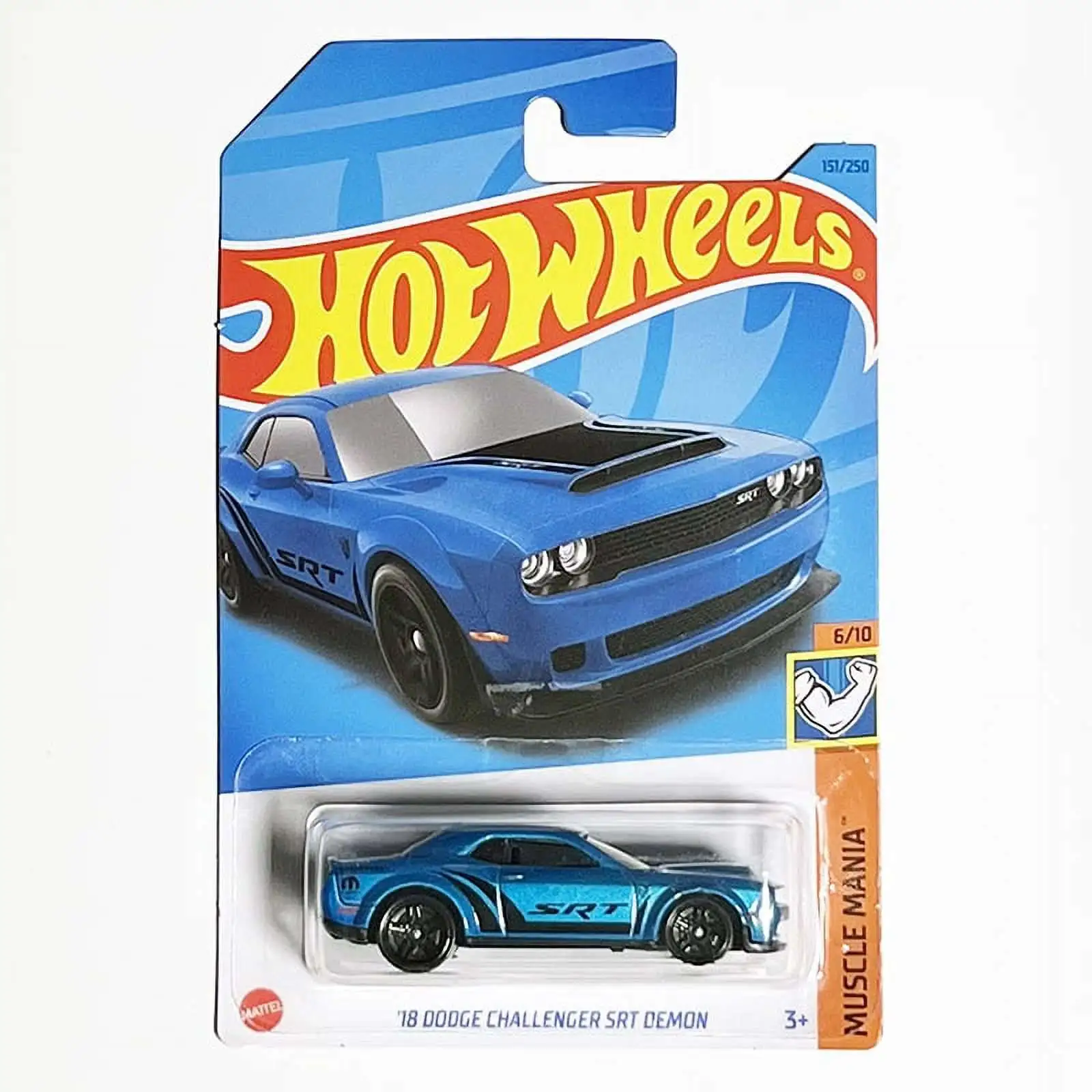 Hot Wheels Muscle Mania '18 Dodge Challenger SRT Demon Diecast Car