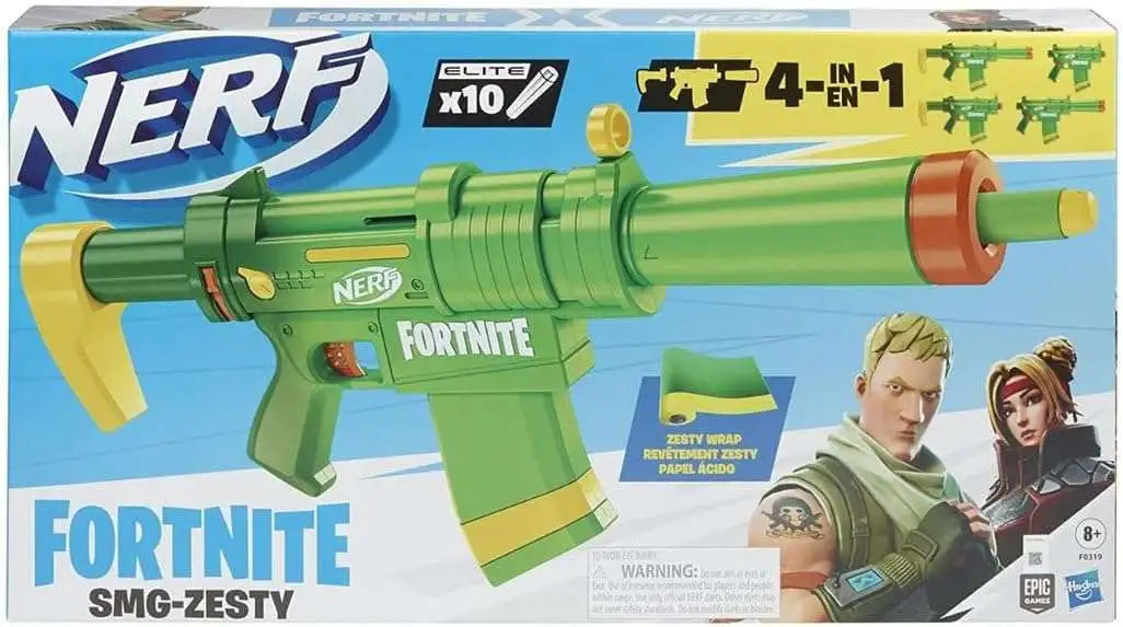 bolt SMGです！ NERF Fortnite SMG-Zesty Dart Blaster Toy Hasbro Toys - ToyWiz