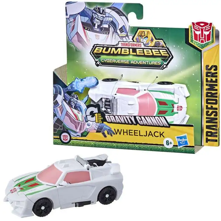 Transformers Bumblebee Cyberverse Adventures Wheeljack 4.25" Action Figure [1 Step Changer]