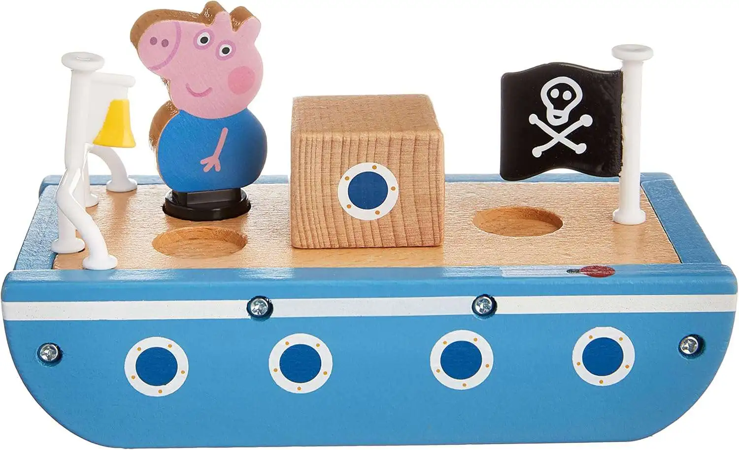 Peppa Pig George with Wooden Boat