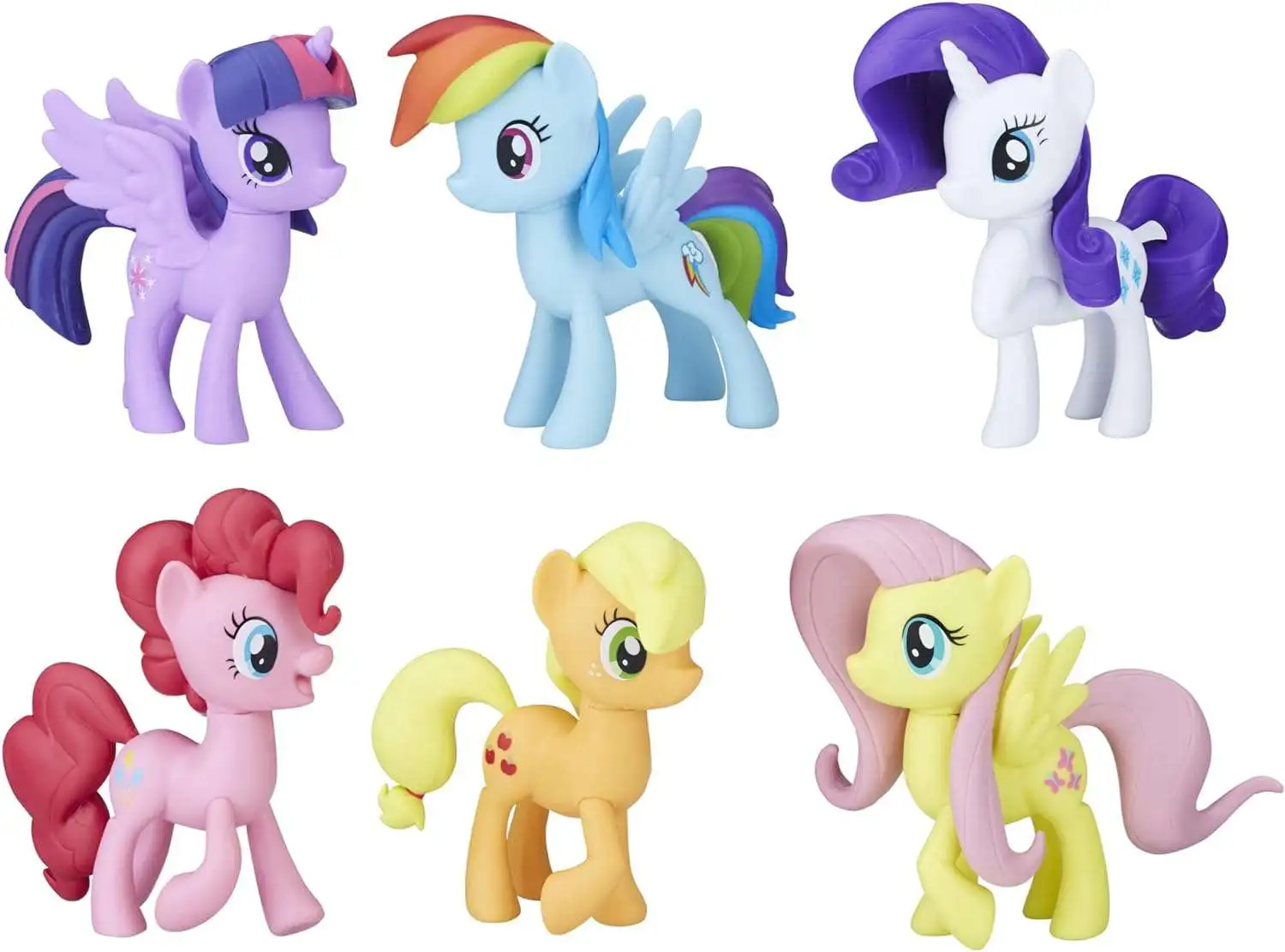 My Little Pony Meet the Mane 6 Ponies Figure Collection 6-Pack [Damaged Package]