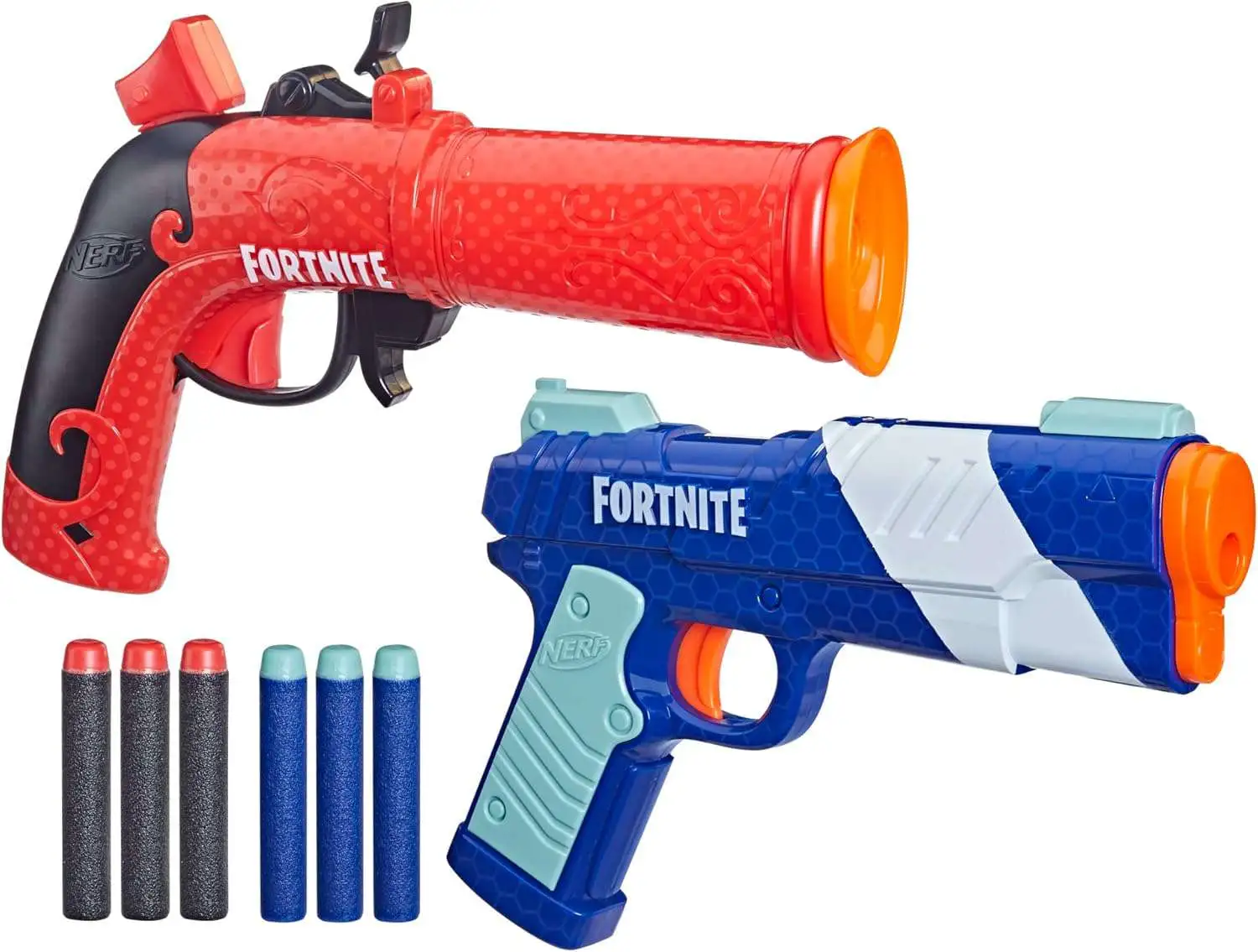 NERF Fortnite LP Flint-Knock Dart Blaster 2-Pack Hasbro Toys