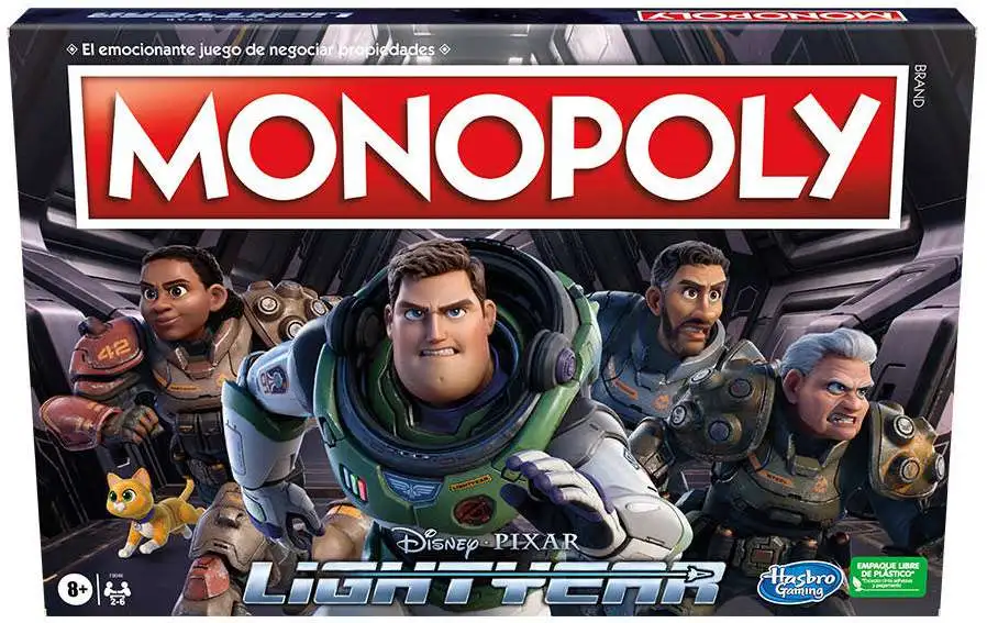Disney / Pixar Lightyear Monopoly Board Game