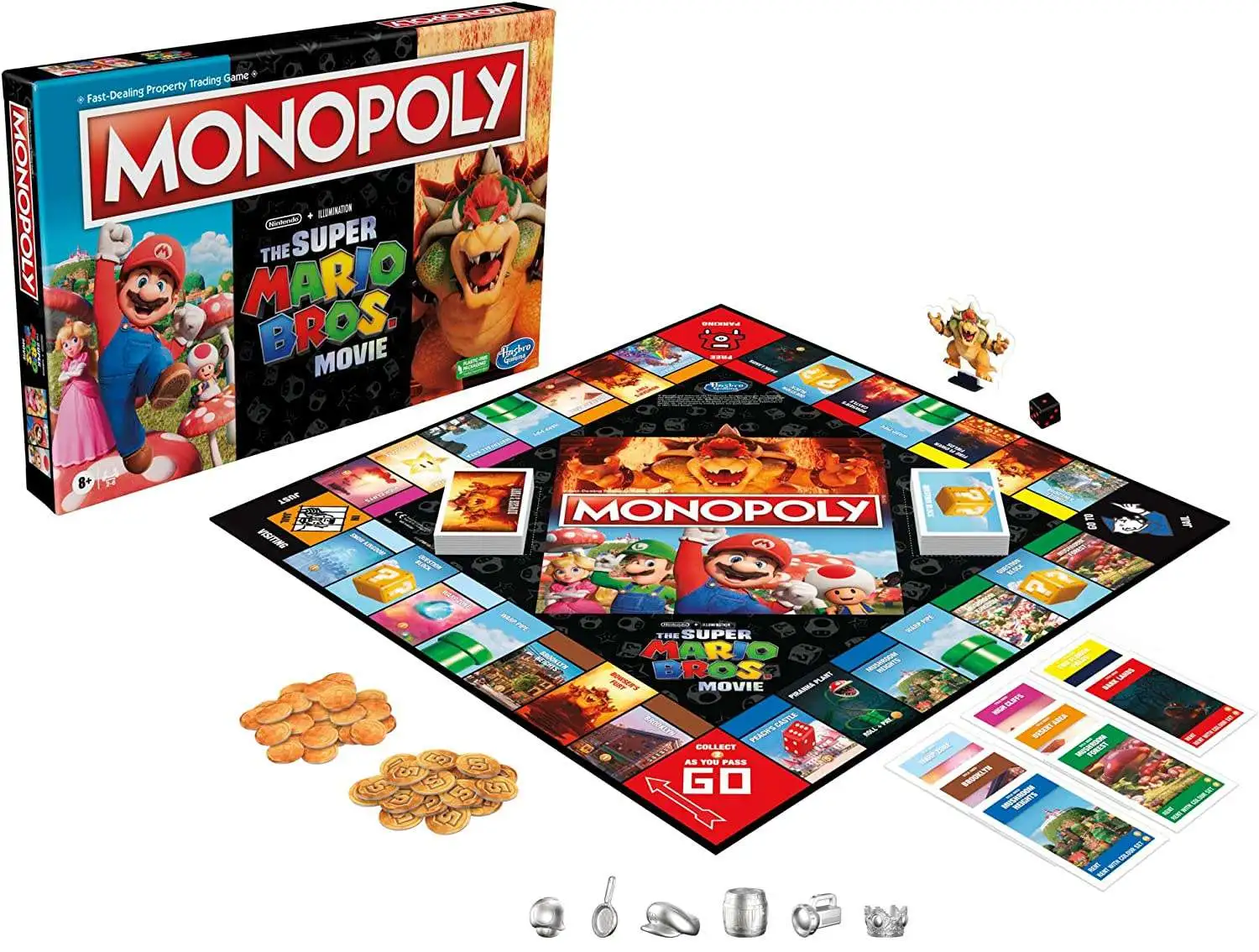 Monopoly The Super Mario Bros Movie Board Game