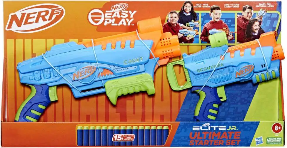 NERF Elite Jr. Ultimate Starter Set Blaster 2-Pack