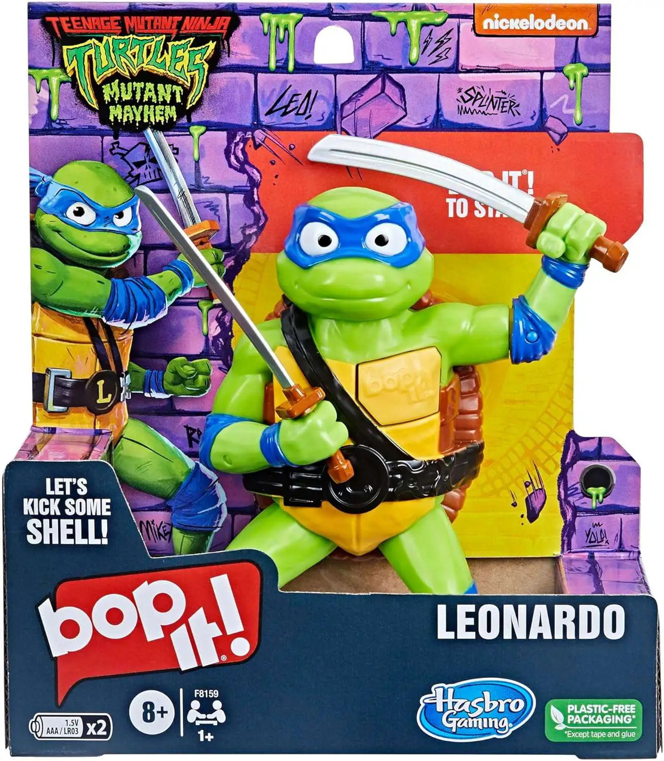 Teenage Mutant Ninja Turtles Mutant Mayhem Bop It! Leonardo Game