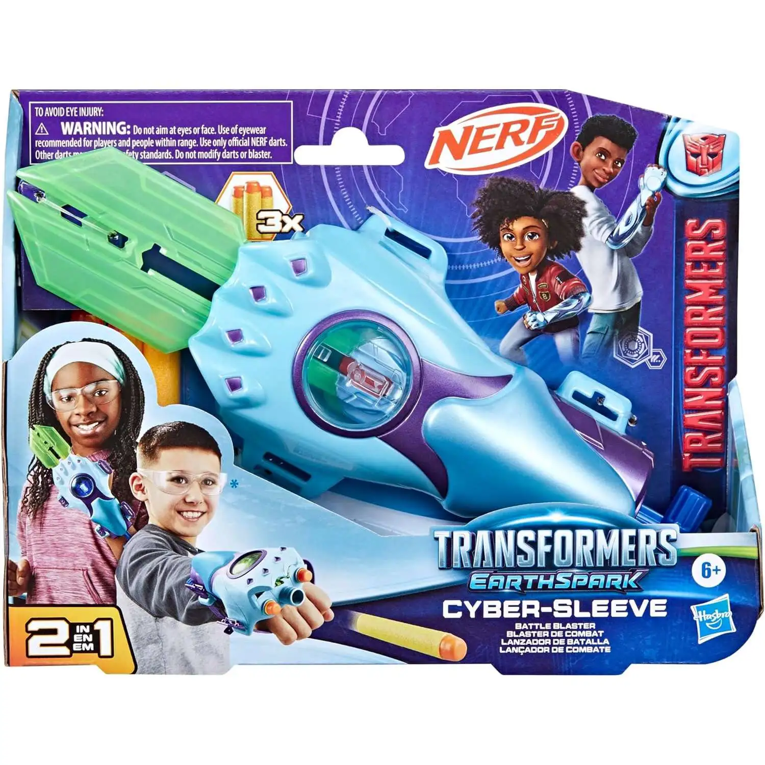 Transformers Nerf Cyber-Sleeve Battle Blaster