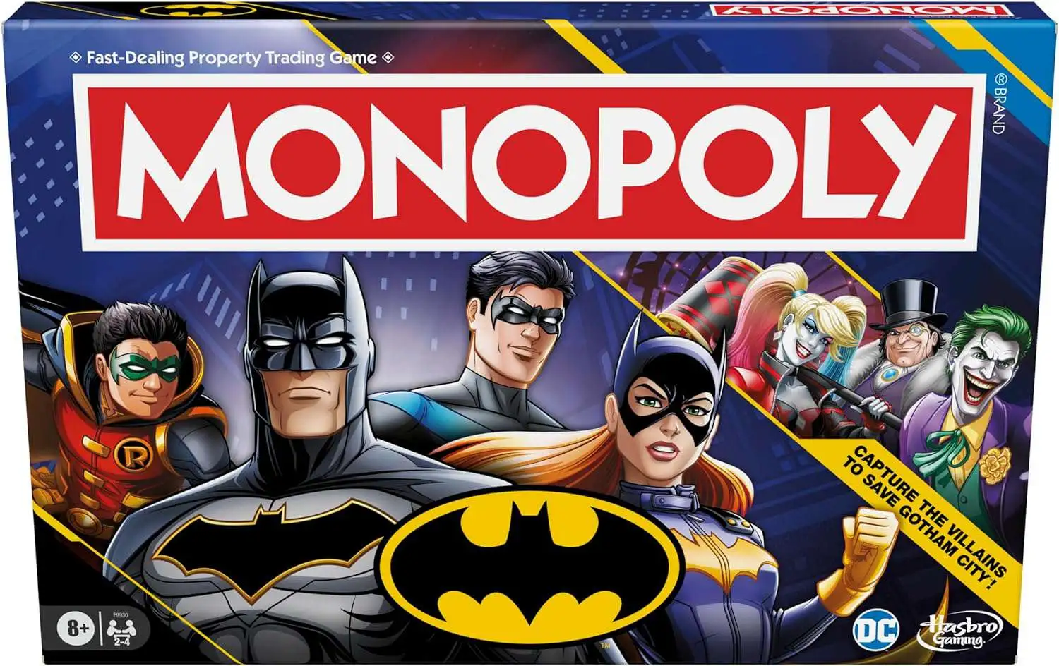 DC Batman Monopoly Board Game