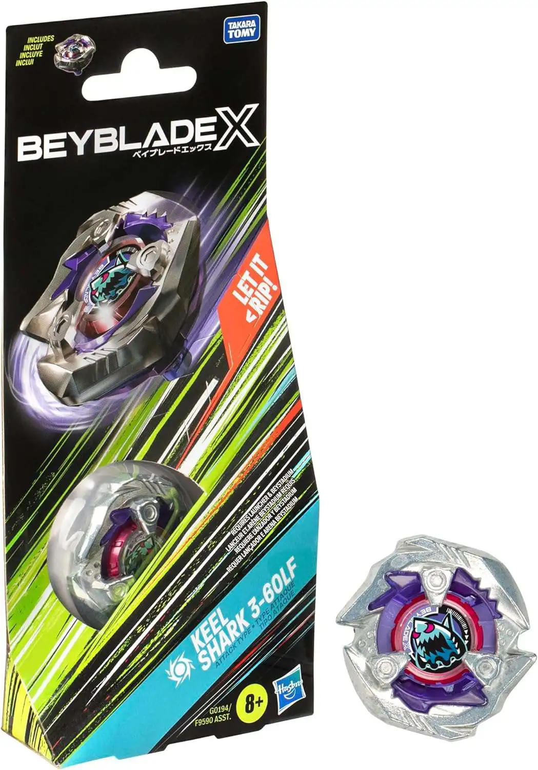 Beyblade X Keel Shark 3-60LF Booster