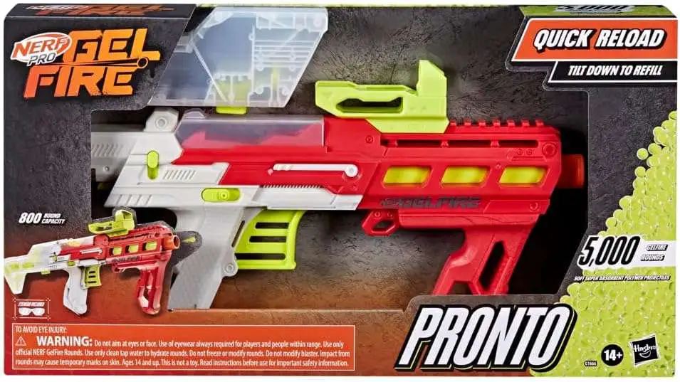 Nerf Pro Gelfire Pronto Blaster Hasbro Toys - ToyWiz