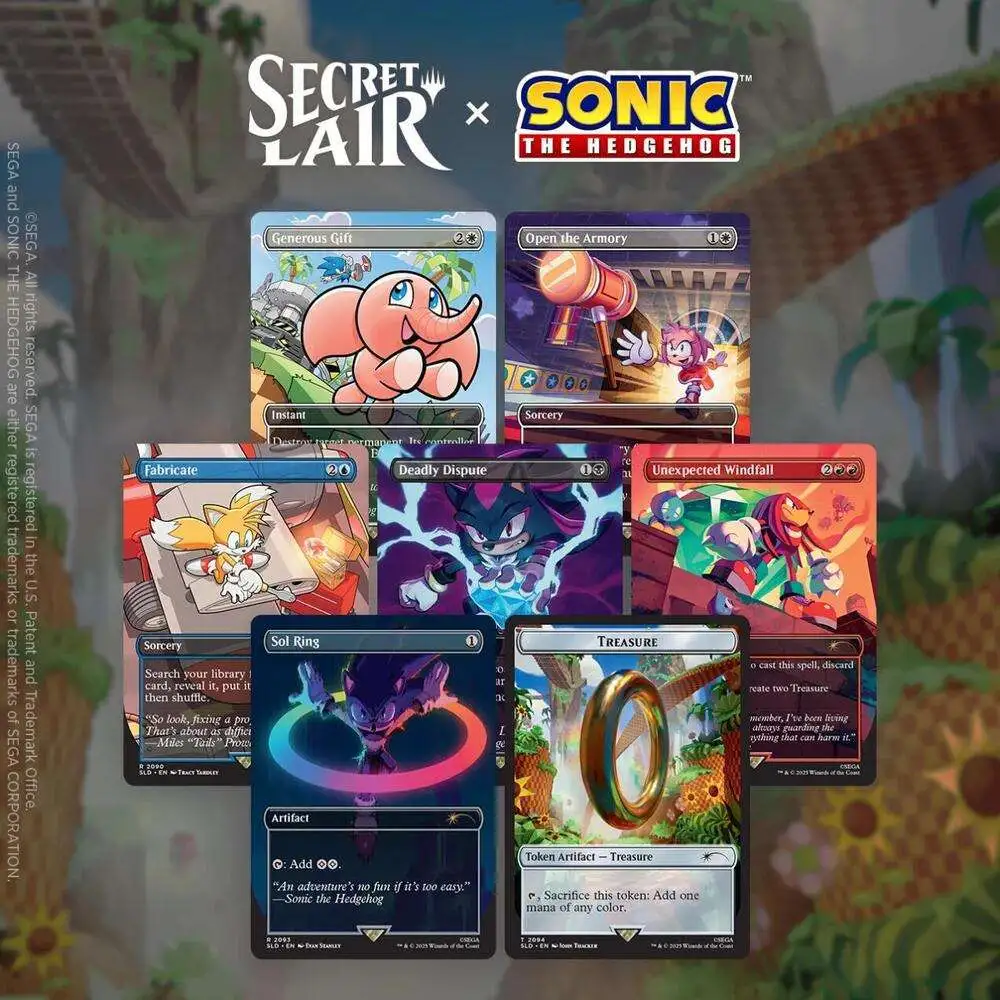 MTG Sonic the Hedgehog他Foil7枚セット MTG Sonic Turbo Gear Foil Edition 7枚セット - メルカリ