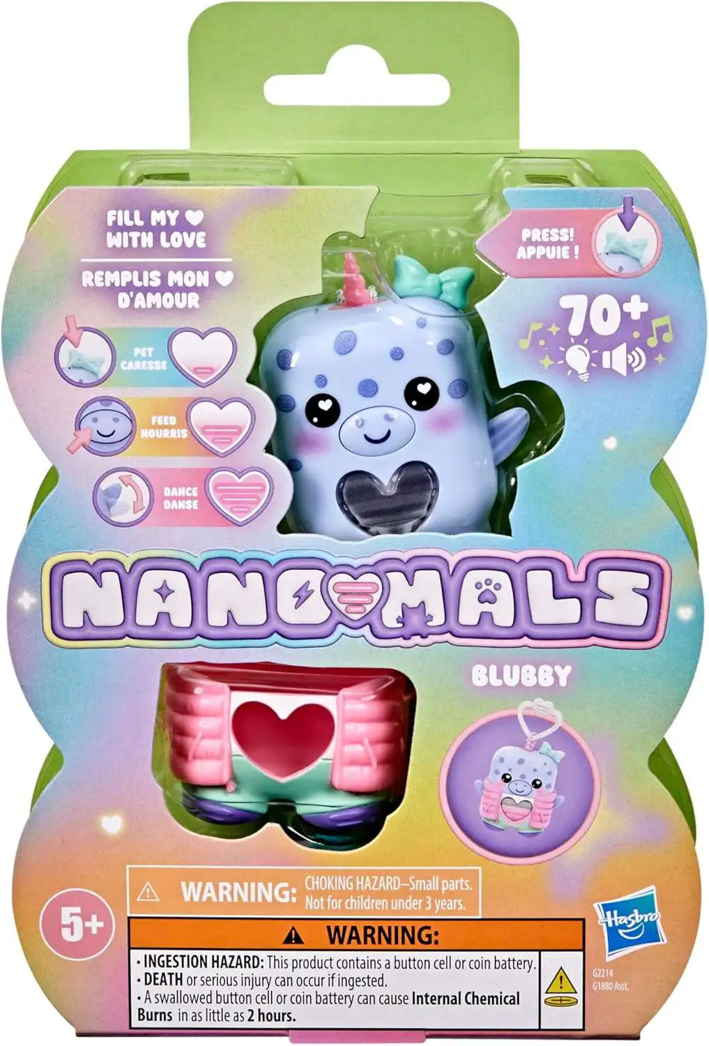 Nanomals Blubby Narwhal Virtual Pet