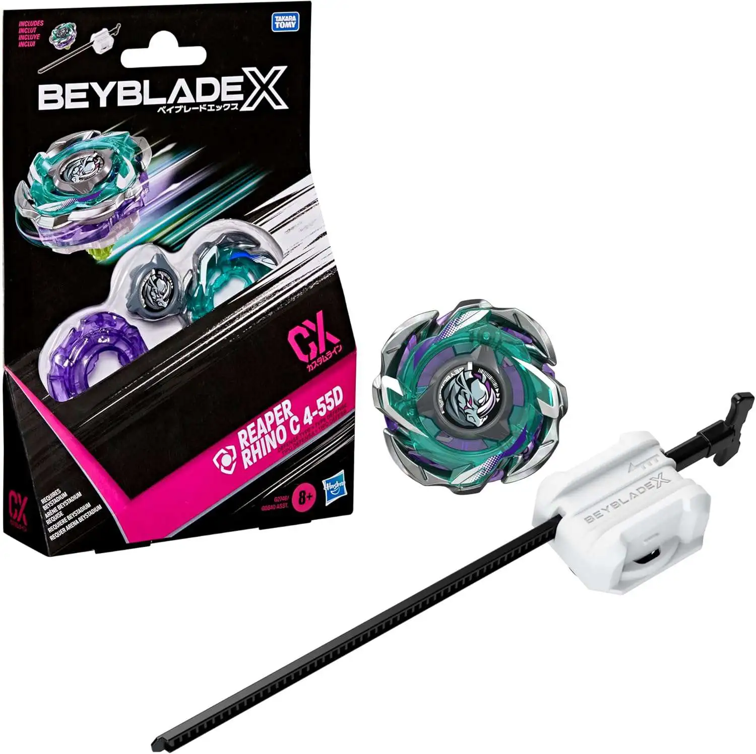 reira951230！ Beyblade X Arc Wizard R 4-55LO CX Multicolor Starter pack Set with