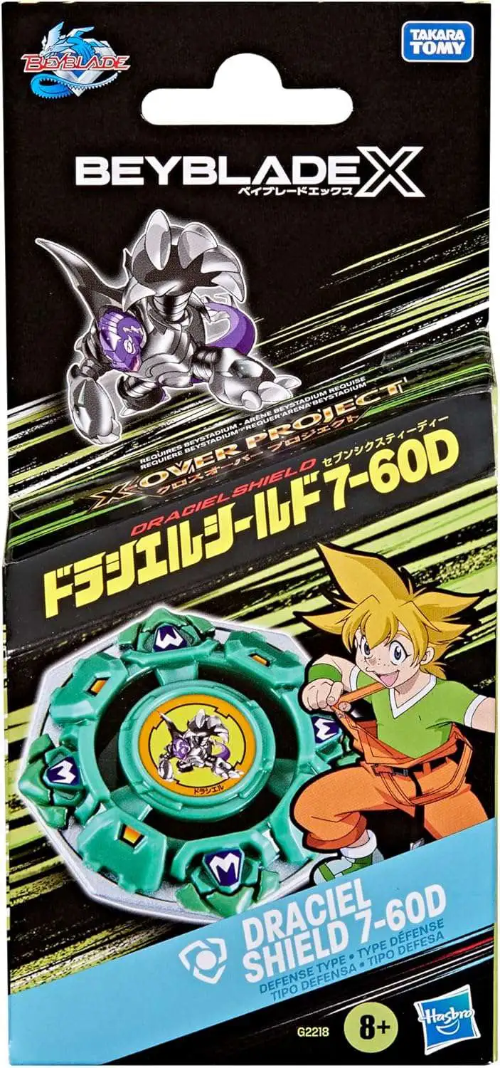 Beyblade X X-Over Project Draciel Shield 7-60D Starter Pack Set
