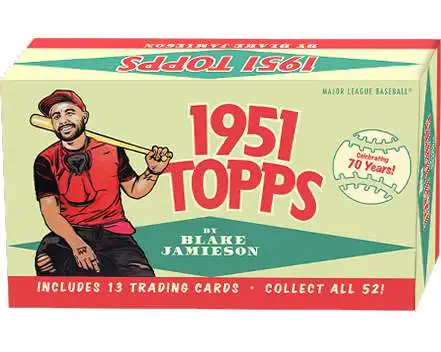 MLB Topps 1951 Baseball Week #2 Trading Card Pack (Set) [by Blake Jamieson, 13 Cards]