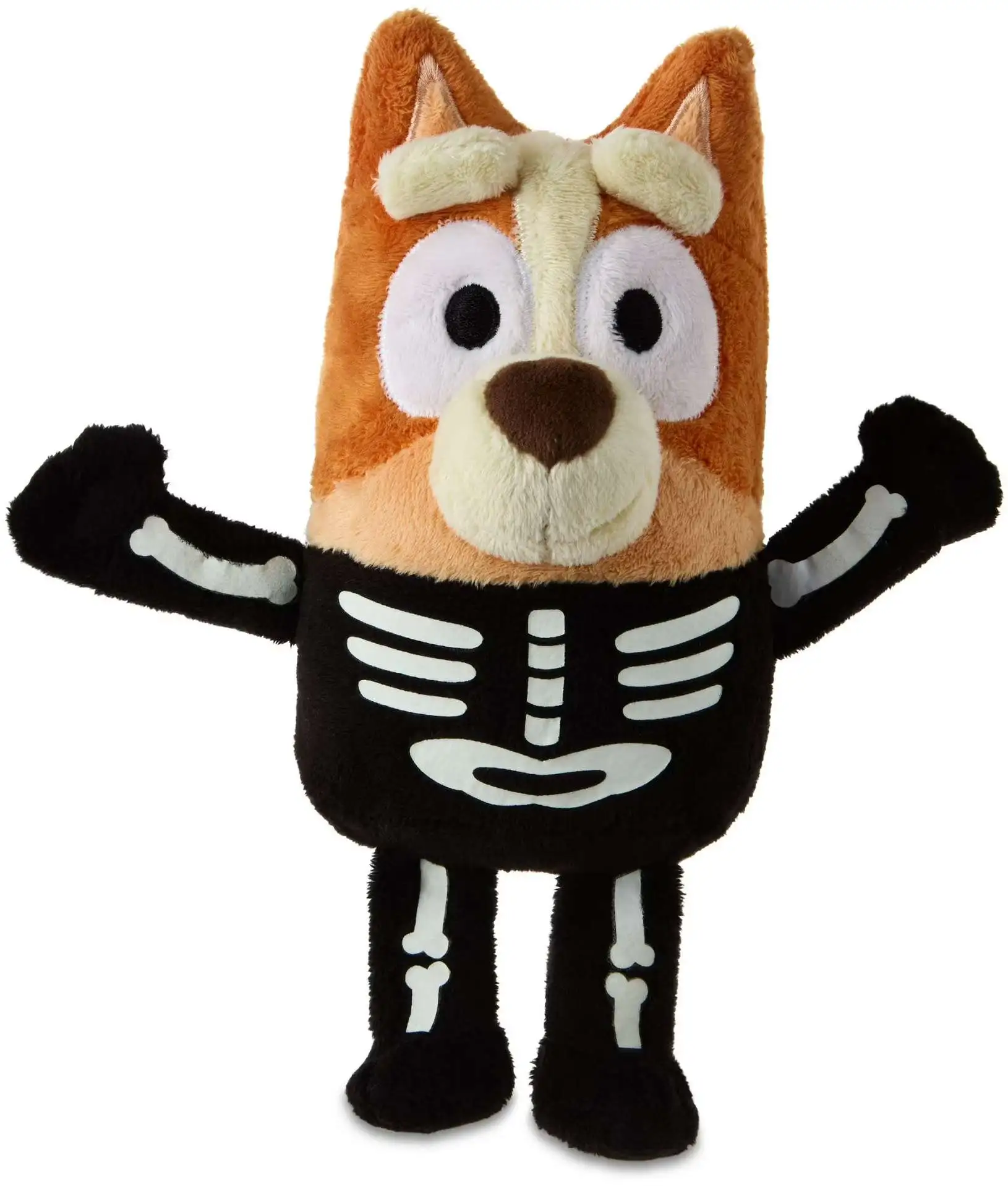 Bluey Halloween Bingo in Skeleton Costume 7.5-Inch Plush [Glow-in-the-Dark]