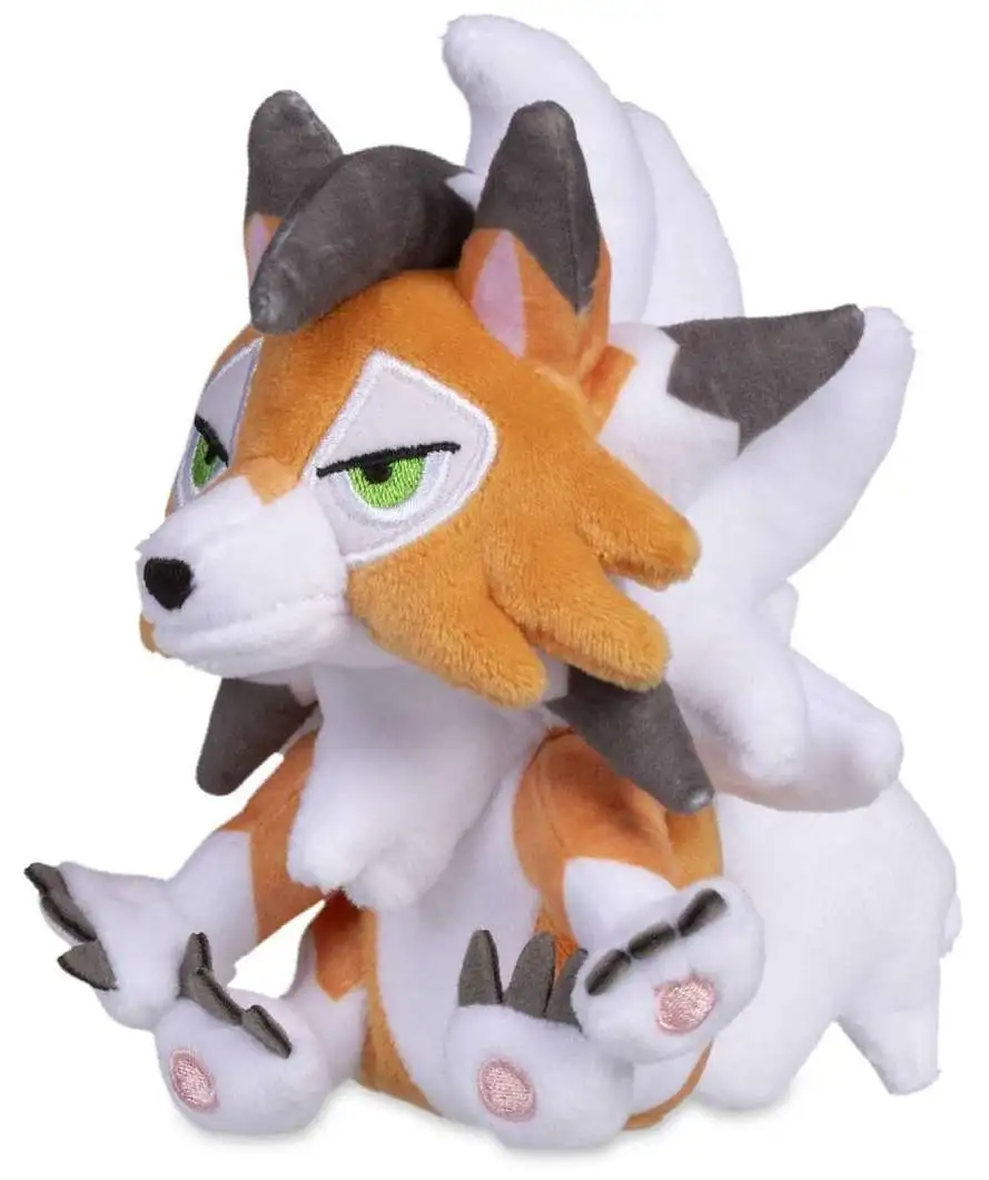 Pokemon Sitting Cuties Lycanroc 6.75 Plush Dusk Form Pokemon