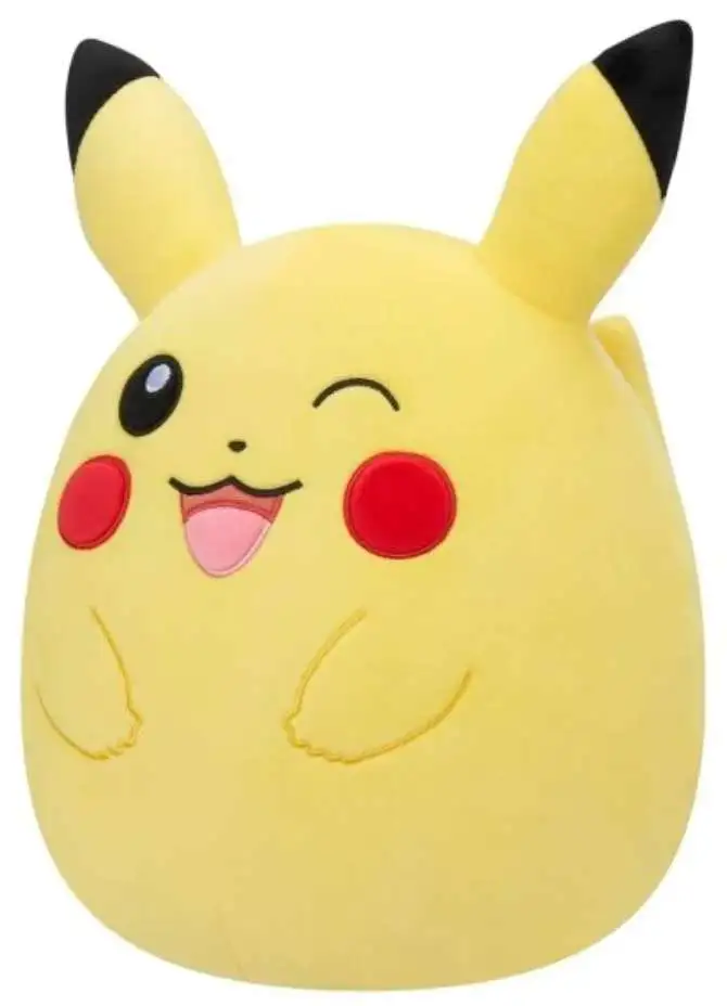 Squishmallows Pokemon Pikachu 10 Plush Winking Kellytoys - ToyWiz