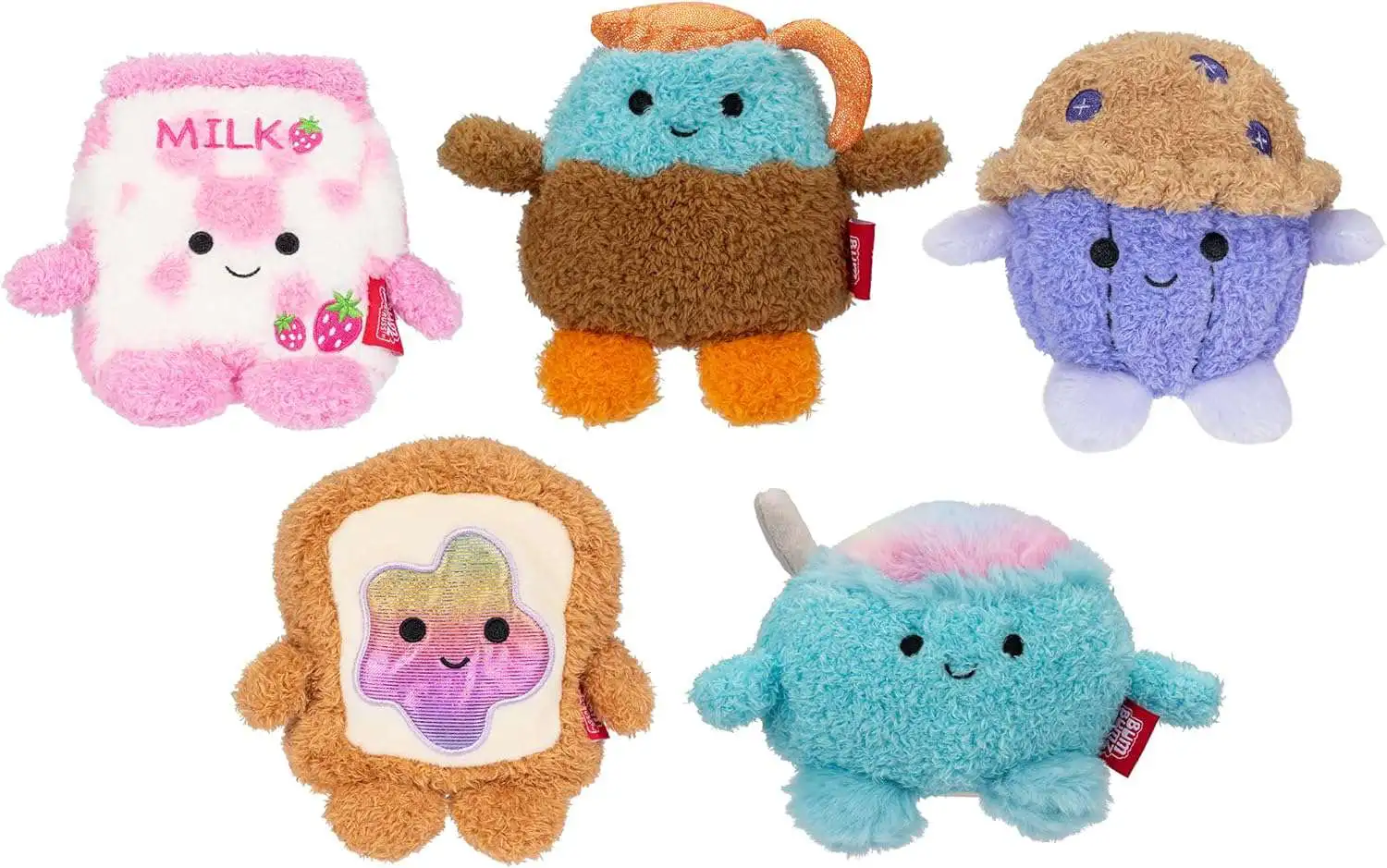 BumBumz BreakfastBumz 4.5-Inch Bean Plush 5-Pack