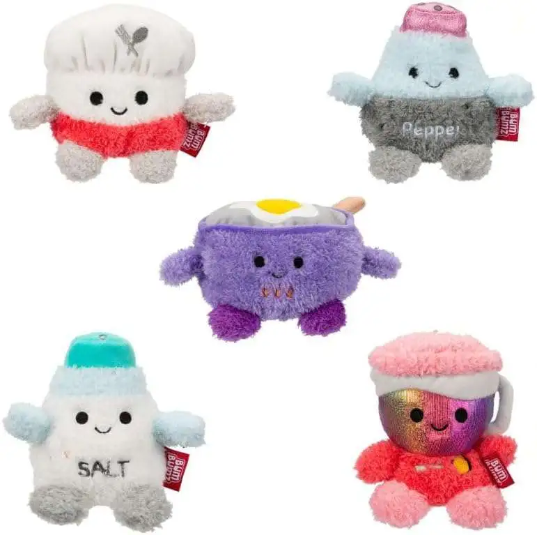 BumBumz KitchenBumz 4.5-Inch Bean Plush 5-Pack