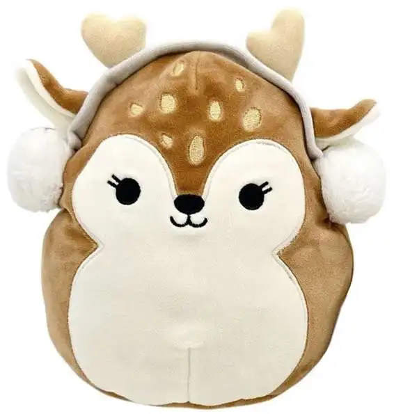 Squishmallows 2023 Holiday Dawn the Deer 4-Inch Plush [Earmuffs]