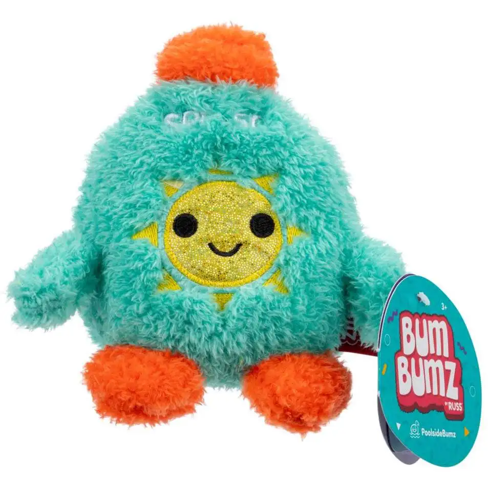 BumBumz PoolsideBumz Sol 4.5-Inch Bean Plush