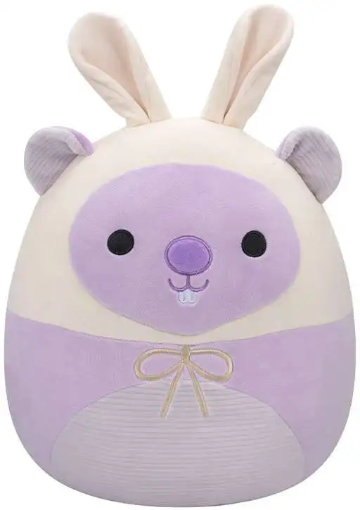 Squishmallows Easter Javari the Groundhog 8-Inch Plush [Bunny Ears]