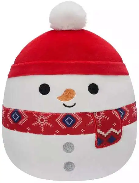 Squishmallows 2023 Holiday Manny the Snowman 8-Inch Plush