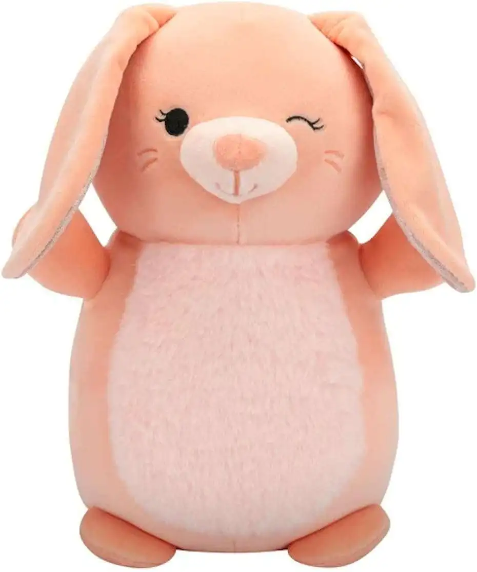 Squishmallows HugMees Satine the Pink Easter Bunny 10-Inch Plush