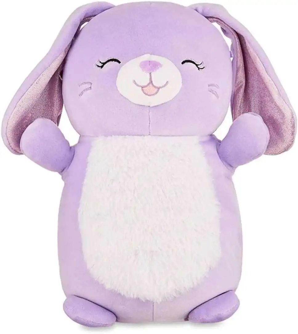 Squishmallows HugMees Bubbles the Purple Easter Bunny 10 Plush Kellytoys ToyWiz