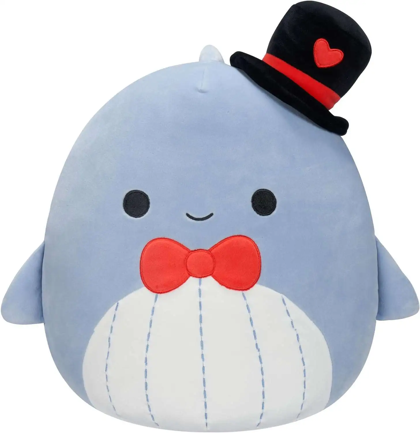 Squishmallows 2024 Valentine's Day Samir the Whale 6-Inch Plush