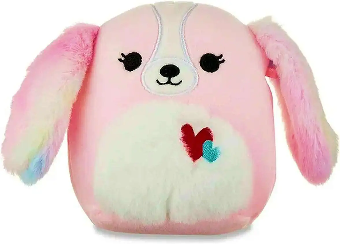 Squishmallows 2024 Valentines Day Beemie the Dog 5 Plush