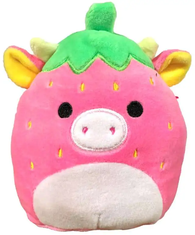 Squishmallows Cleary the Strawberry Cow 8-Inch Plush